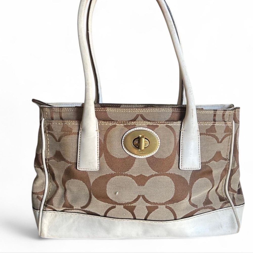 COACH 2007 Hampton Madeline Signature Satchel Handbag